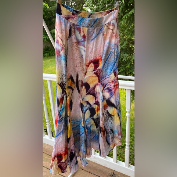 Anthropologie A-Line Midi Skirt new with tag size 0 - Picture 12 of 15